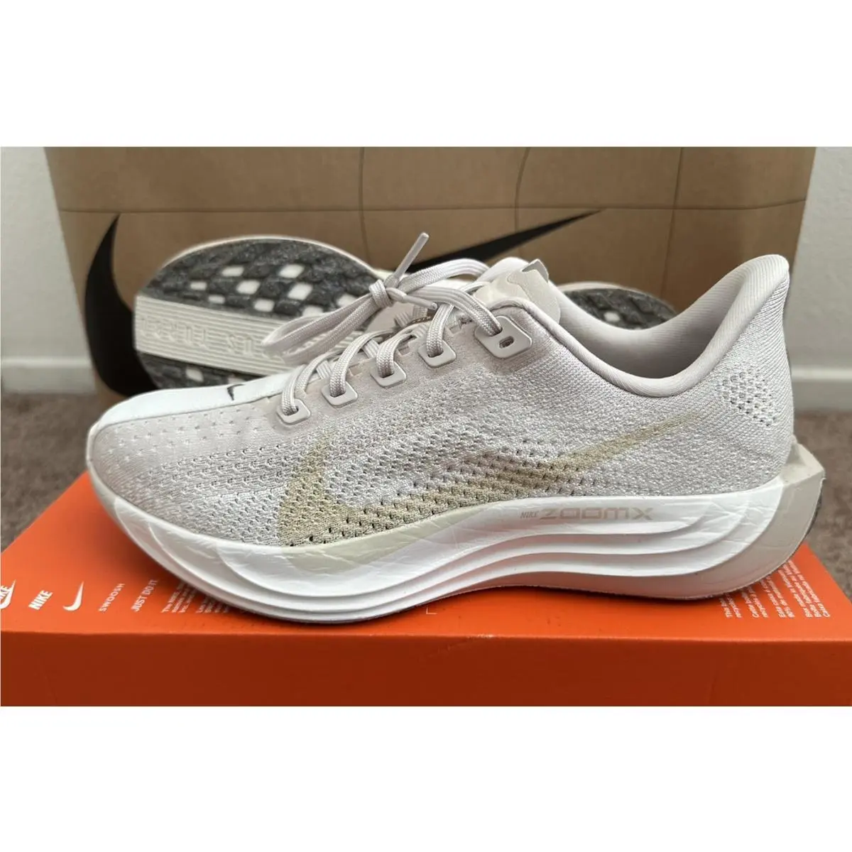 Air Pegasus Plus Running Shoes Coconut Milk Women`s 9.5/M8 FQ7261-100 by Nike