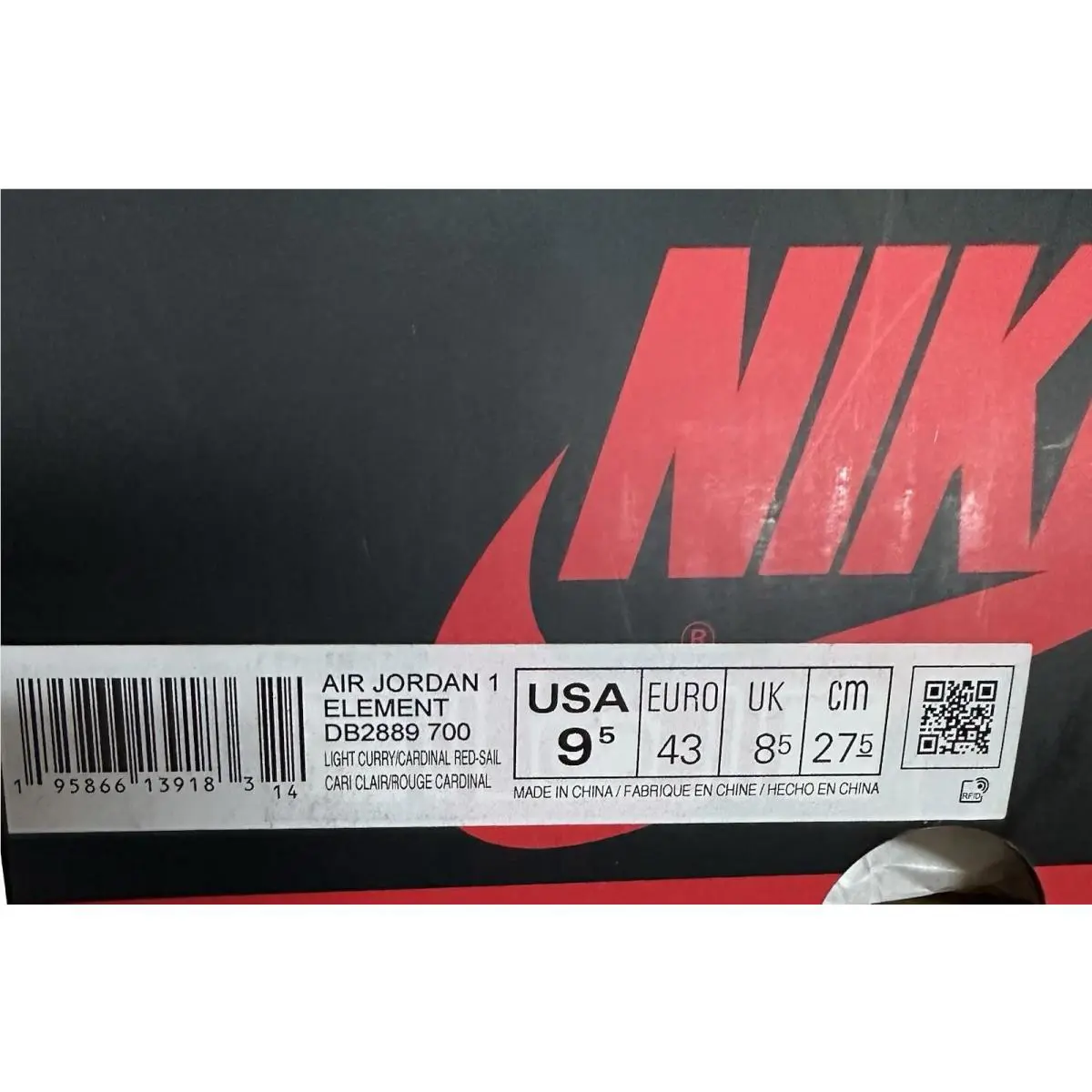 Nike shoes - Air Jordan 1 - Air - DB2889-700 - Orange 5