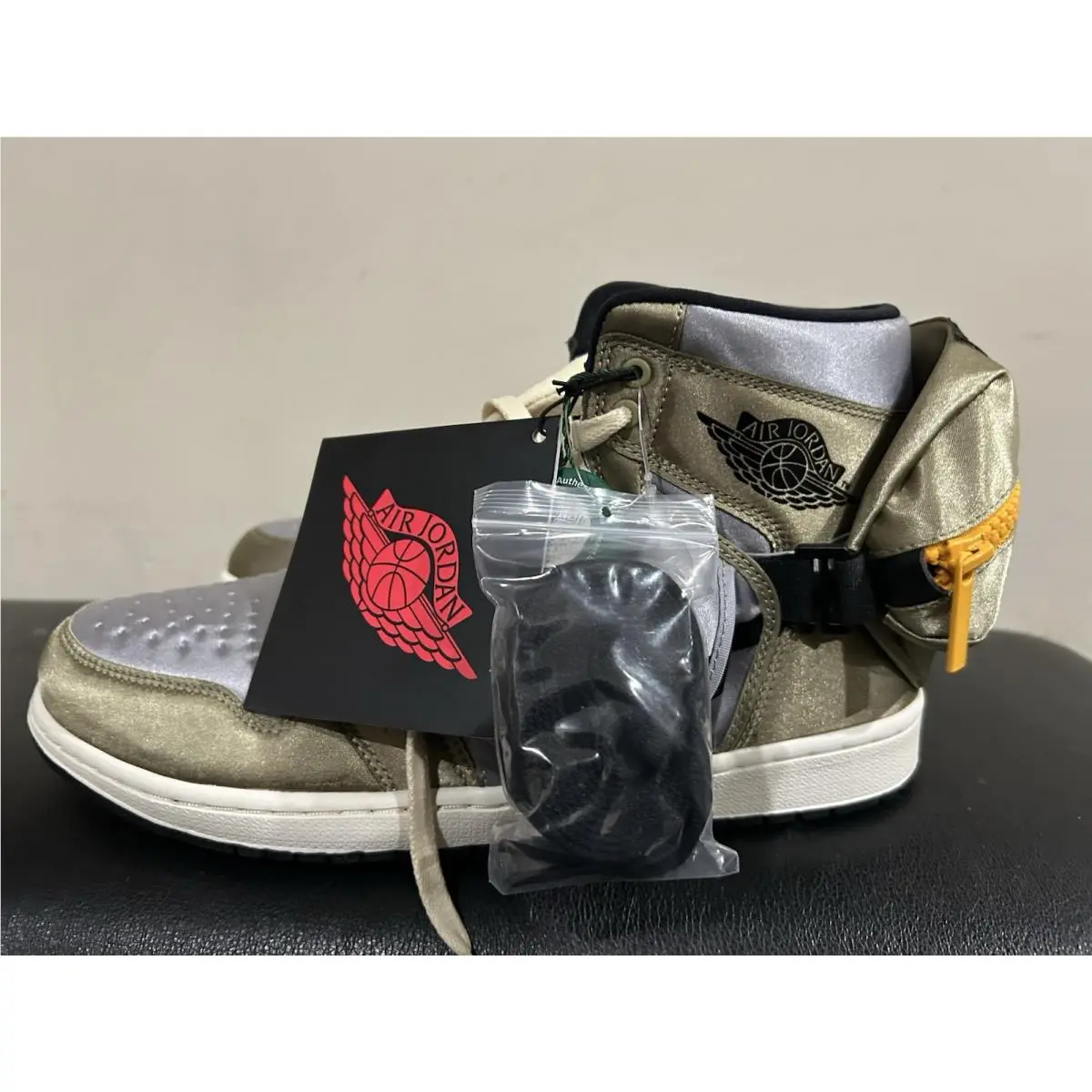Nike shoes - Nike Air Jordan 1 - Air - DO8727 200 - Neutral olive/Taxi (UPC: 196151896903) 2