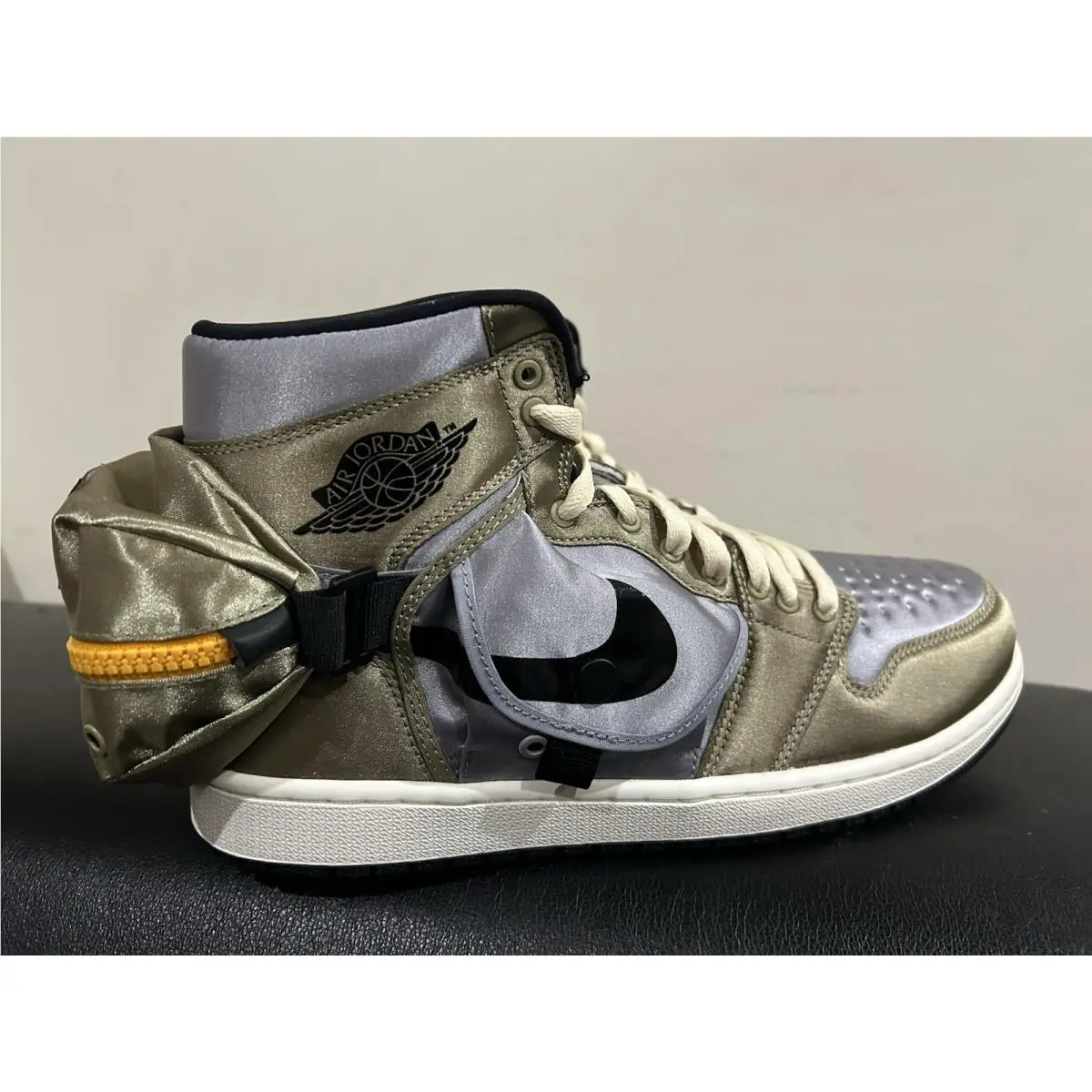 Nike shoes - Nike Air Jordan 1 - Air - DO8727 200 - Neutral olive/Taxi (UPC: 196151896903) 4