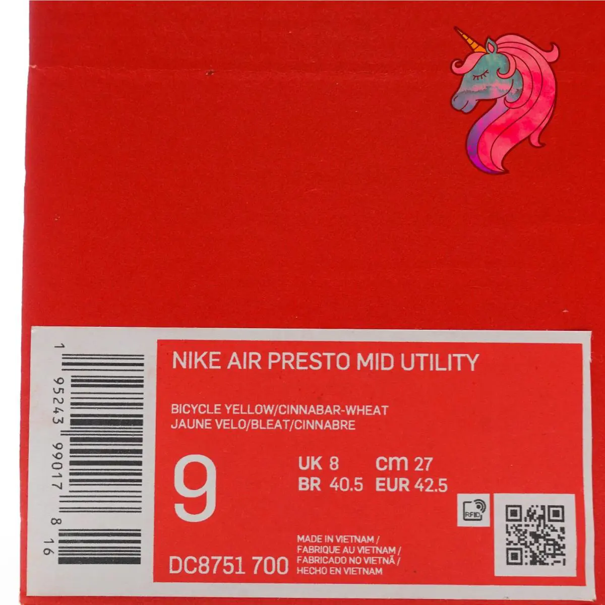 Nike shoes - Nike Air Presto Mid Utility - DC8751-700 - Bicycle Yellow 9