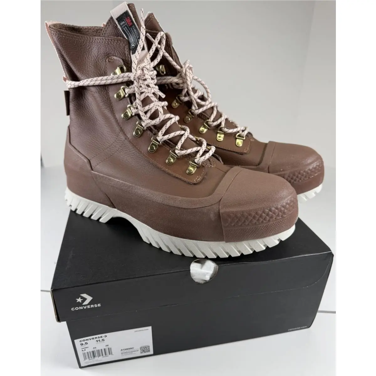 Converse Ctas Lugged 2.0 Boots Leather Xhi Waterproof Mens 9.5 Women’s 11.5