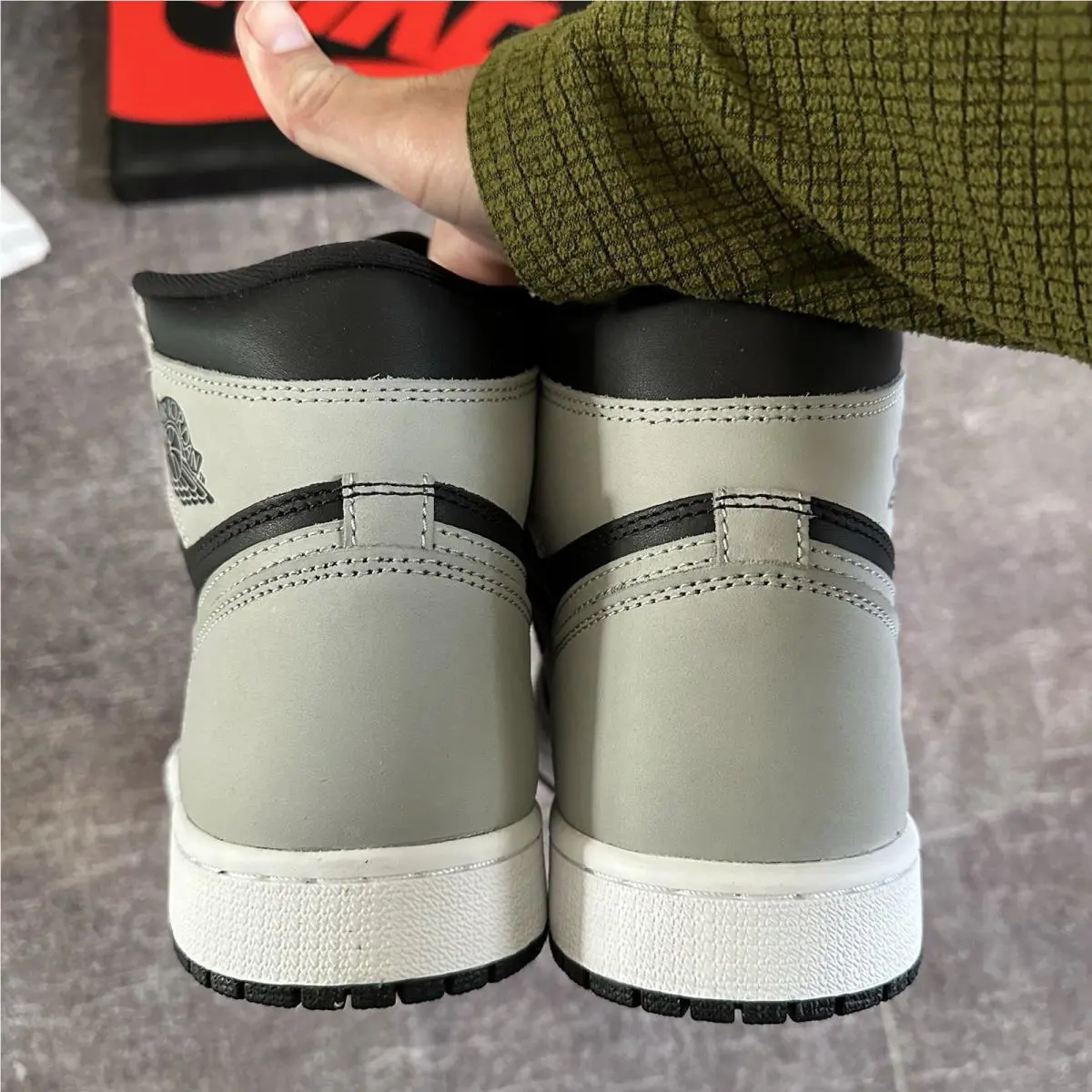 Nike shoes - Air Jordan 1 - Air - 555088-035 - Gray 3