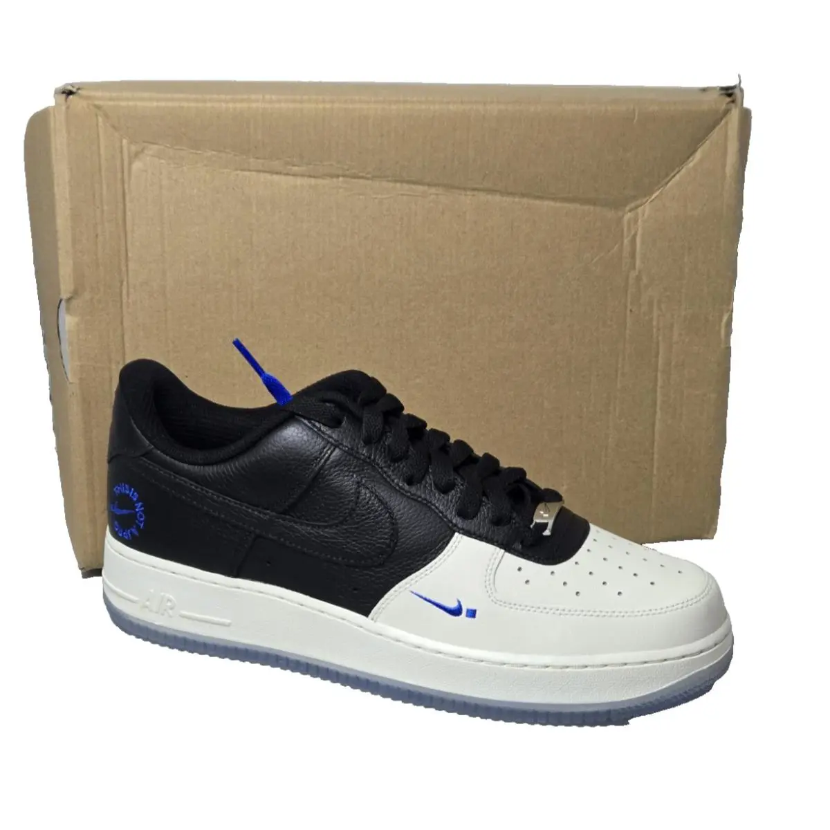 Nike shoes - Nike Air Force 1 - Air Force - FQ2103-001 - Black, Manufacturer: Black/Black/Sail 1