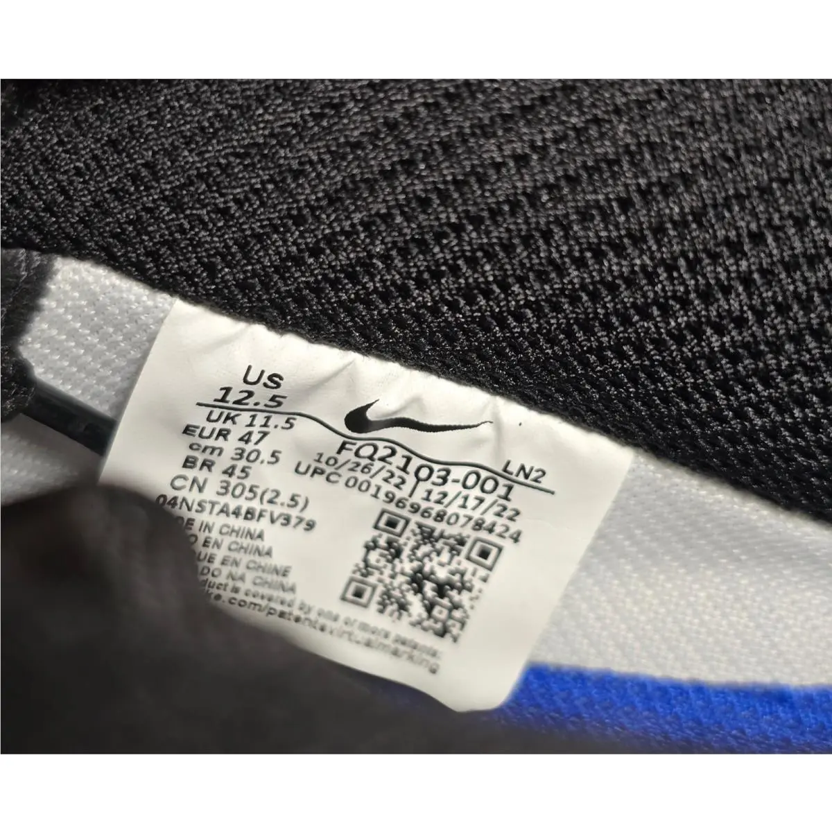 Nike shoes - Nike Air Force 1 - Air Force - FQ2103-001 - Black 10