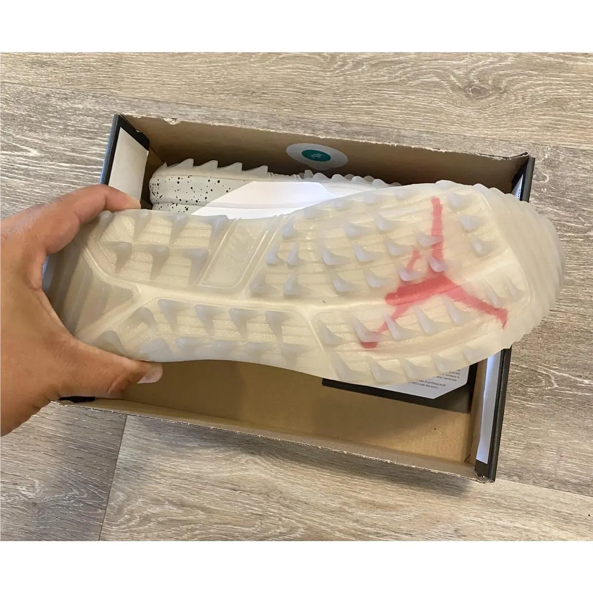 Nike shoes - Nike Air Jordan ADG 3 - CW7242-100 - White-Fire-Tech Grey-Black (UPC: 194956619857) 9