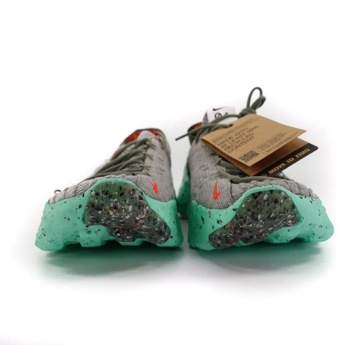 Nike shoes - Nike Space Hippie 04 - Space Hippie - CZ6398-020 - Dark Stucco/Light Bone/Green Glow/Team Orange, Manufacturer: Dark Stucco/Light Bone/Green Glow/Team Orange 4