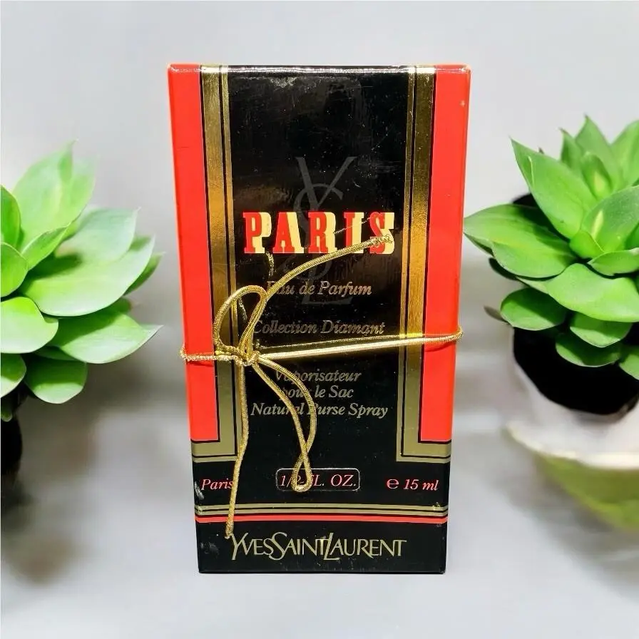 Vtg Ysl Paris Edt .5 Fl Oz 15ml Laydown Natural Spray For Purse by Yves Saint Laurent