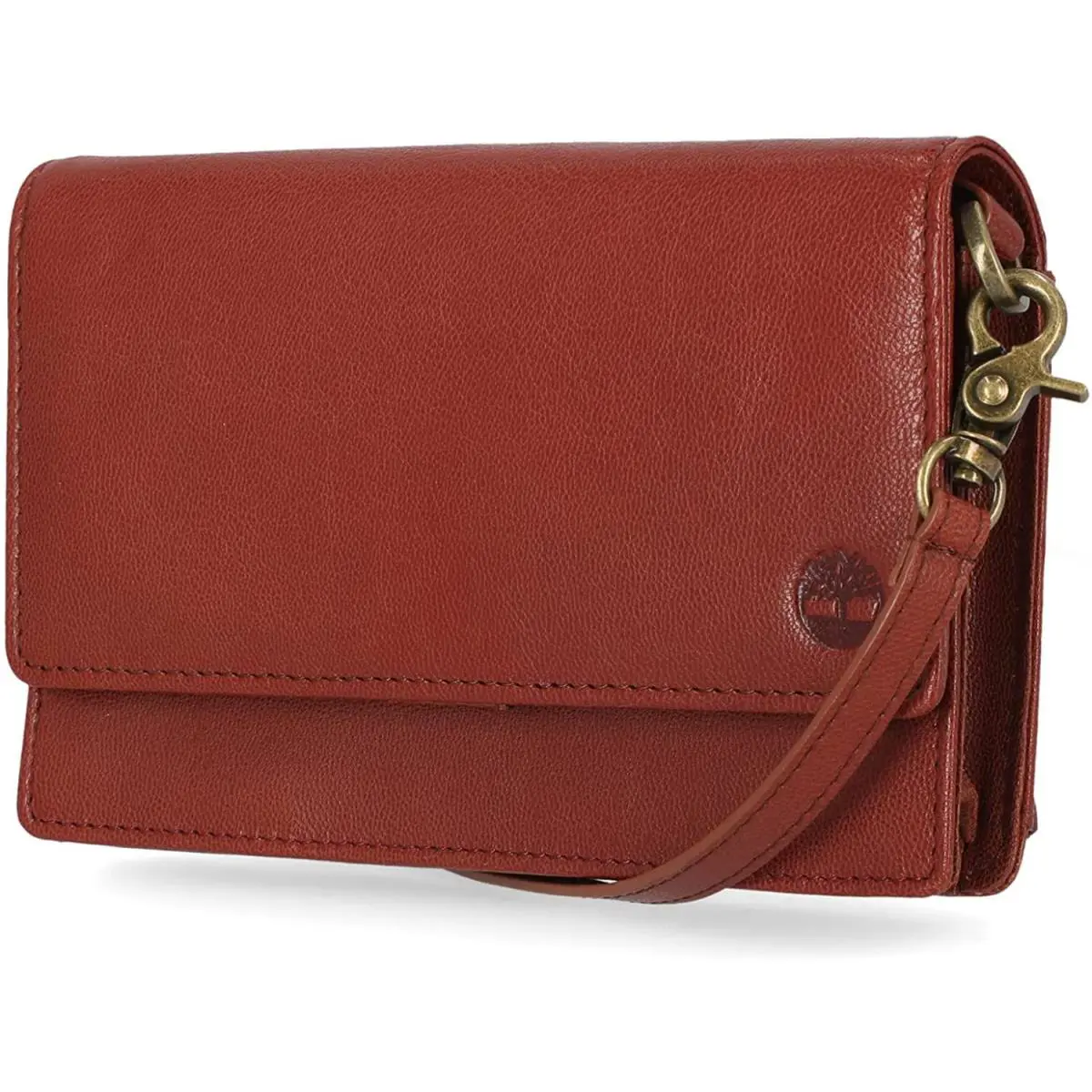 Women`s Wallet Rfid Leather Crossbody Phone Bag Purse Brown by Timberland