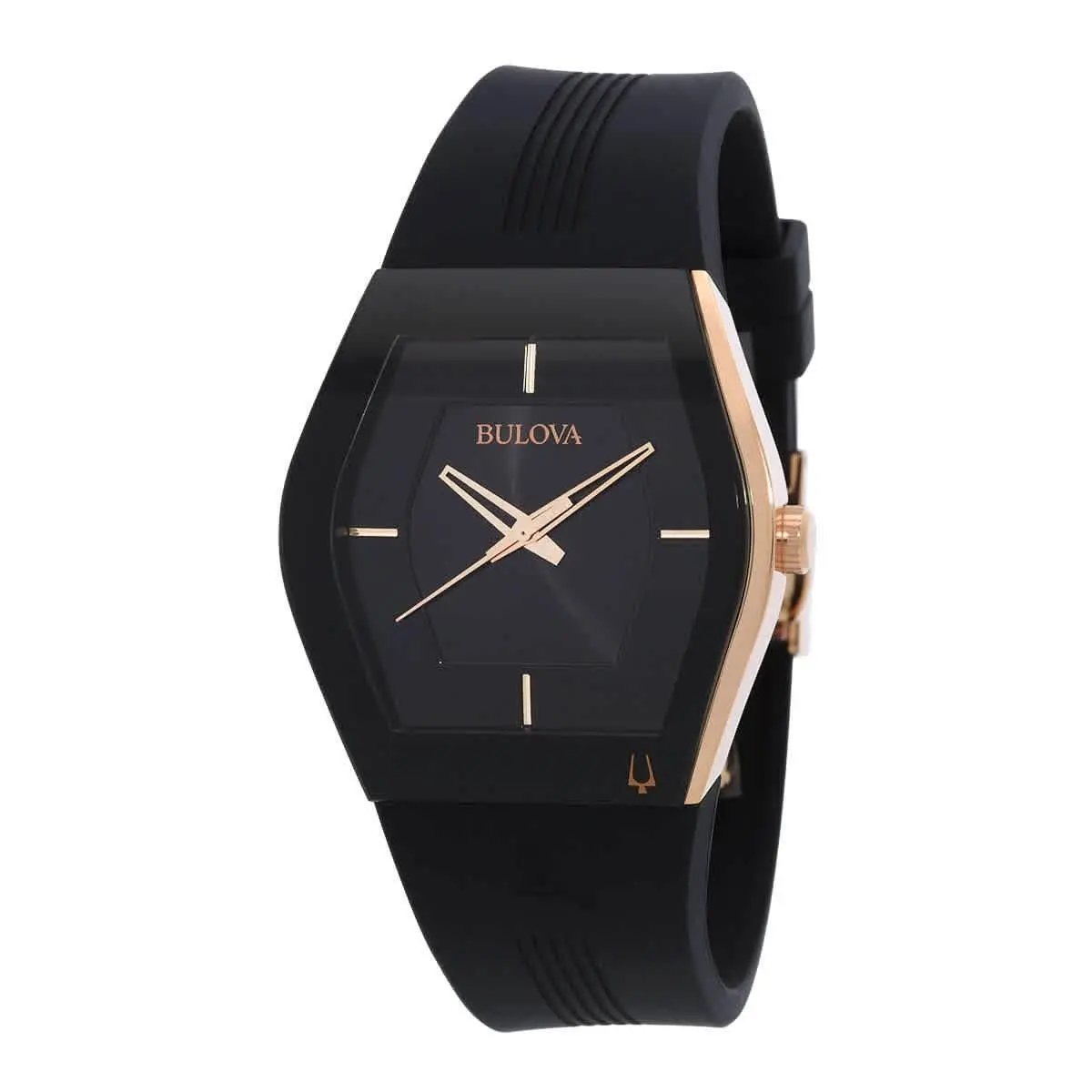 Bulova Latin Grammy Men`s Quartz Black Dial Watch 97A163