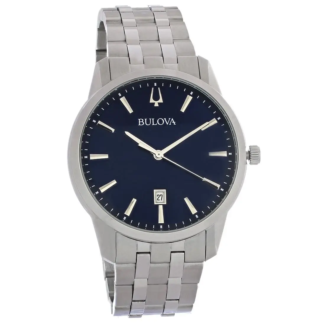 Bulova Sutton Men`s Blue Dial Quartz Watch 96B338