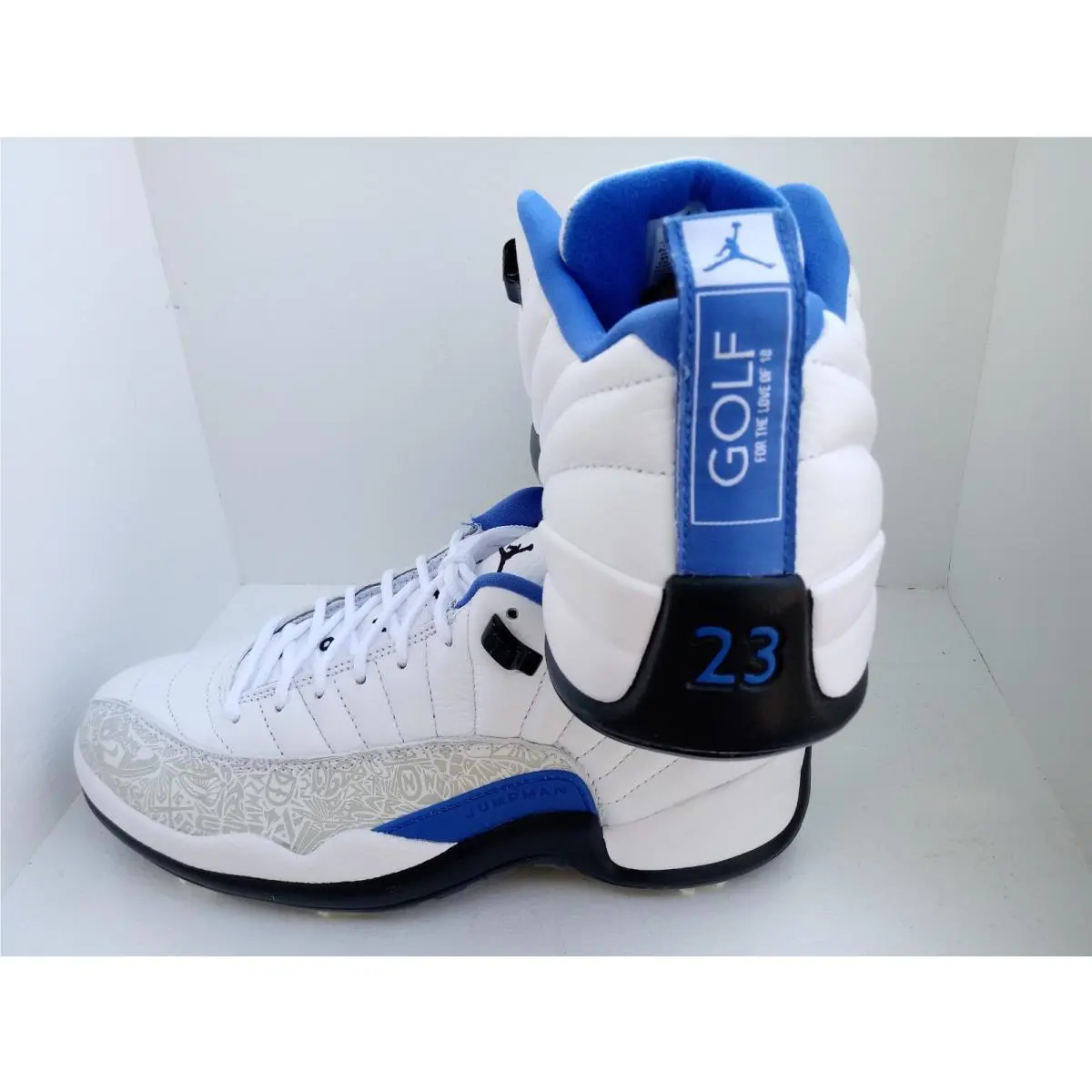 Nike shoes - JORDAN XII G NRG P22 - DM9015-105 - WHITE/BLACK GAME- ROYAL 10