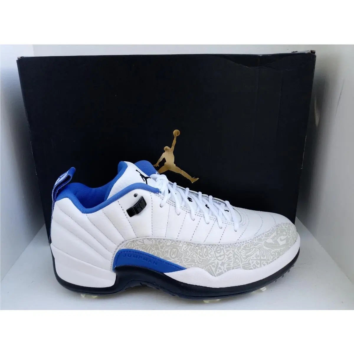 Nike shoes - JORDAN XII G NRG P22 - DM9015-105 - WHITE/BLACK GAME- ROYAL 1