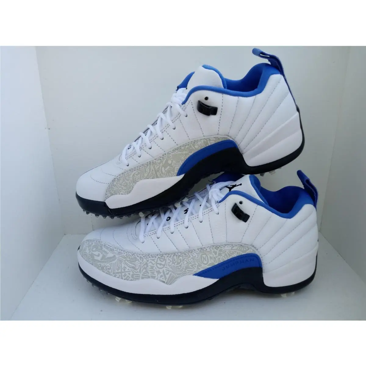 Nike shoes - JORDAN XII G NRG P22 - DM9015-105 - WHITE/BLACK GAME- ROYAL 3