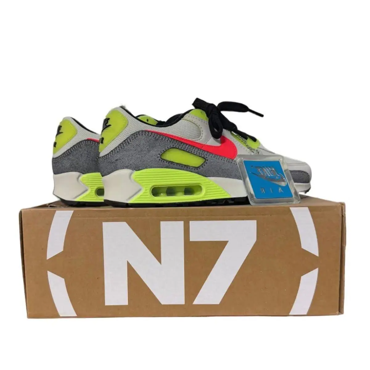 Nike shoes - Nike Air Max 90 N7 - CV0264-001 - Spruce Aura/Flash Crimson 3