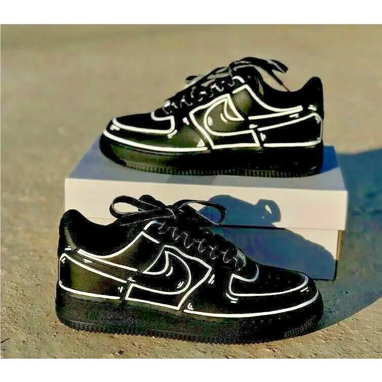 Nike shoes - Nike Air Force 1 - Air Force - DD8959-100 - Black 14