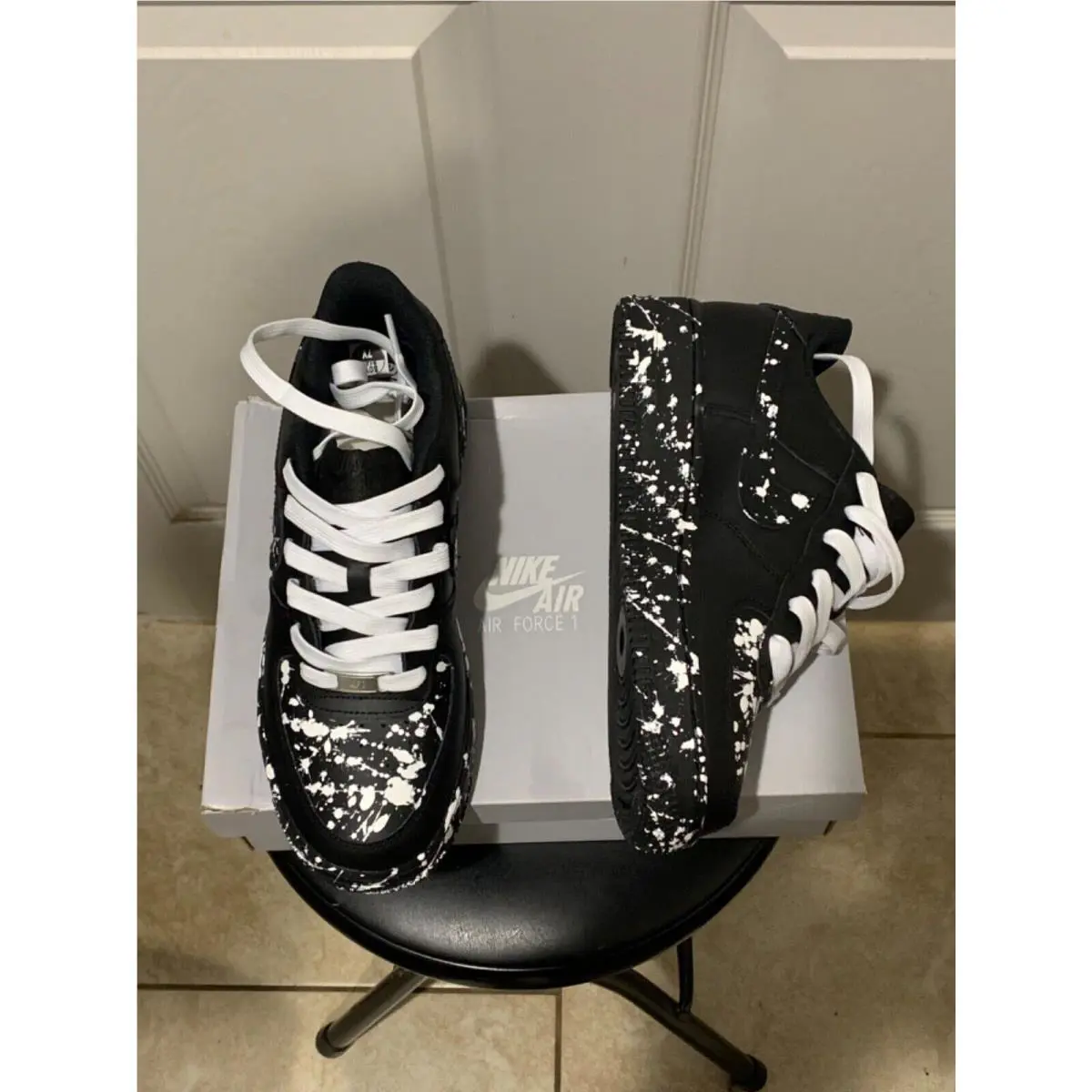 Nike shoes - Nike Air Force 1 - Air Force - DD8959-100 - Black 4