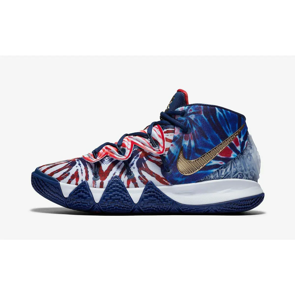 Nike shoes - Kyrie 6 - Kyrie - Blue Void, Metallic Gold, White 10
