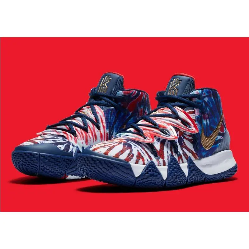 Nike shoes - Kyrie 6 - Kyrie - Blue Void, Metallic Gold, White 5