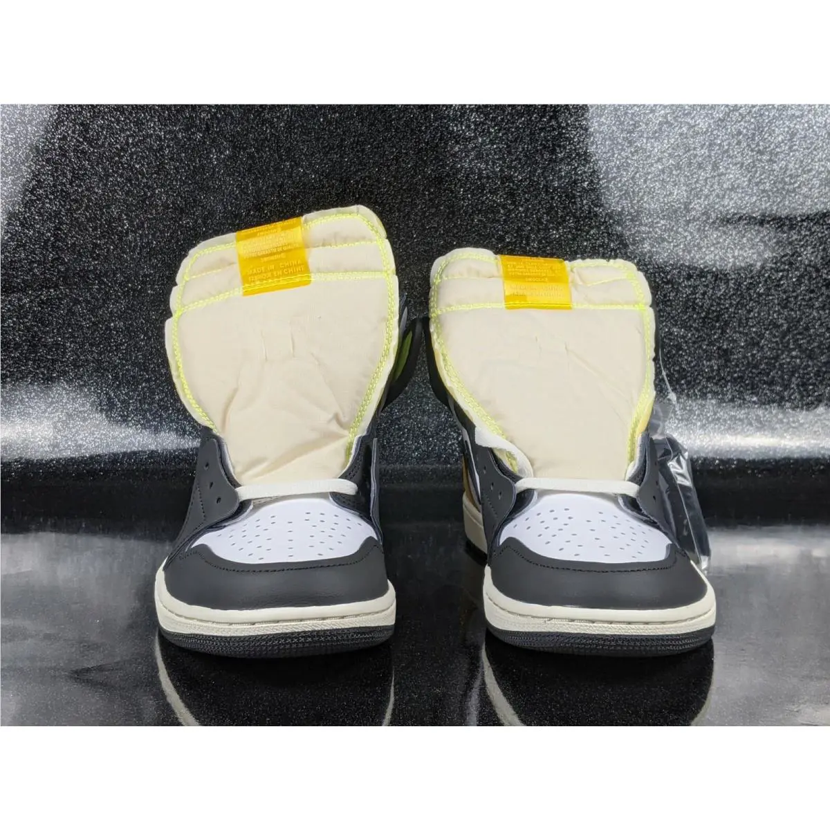 Nike shoes - Jordan 1 - 555088-118 - VOLT GOLD BLACK 10