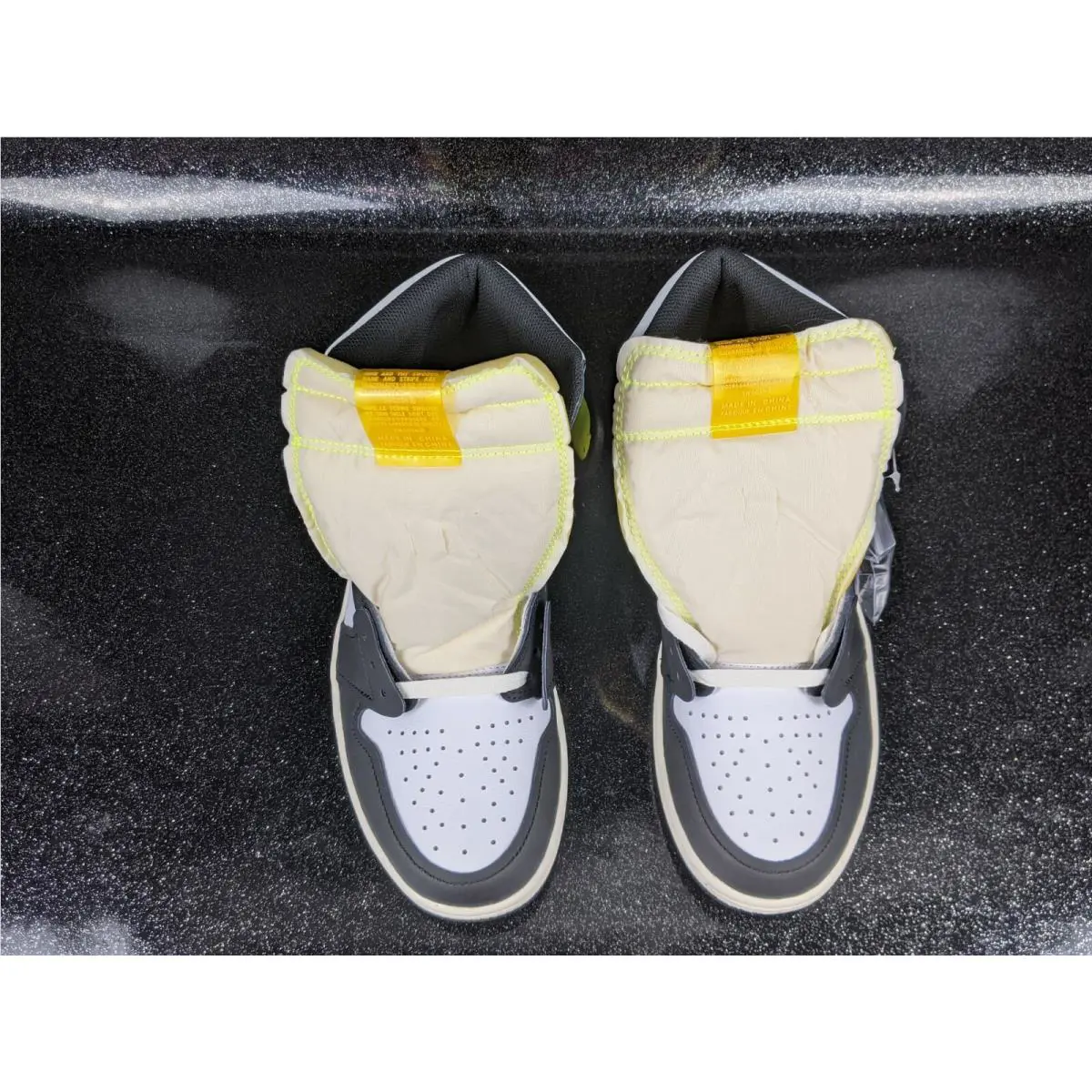 Nike shoes - Jordan 1 - 555088-118 - VOLT GOLD BLACK 11