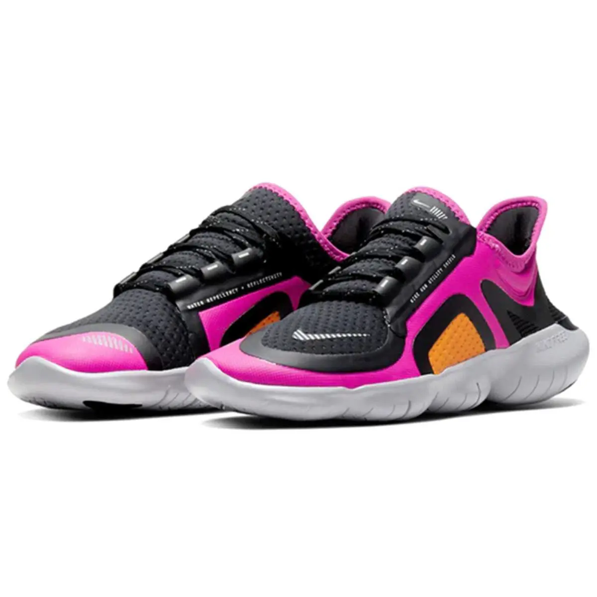 Nike shoes - WMNS Nike Free RN 5.0 Shield - BV1224-600 - Fire Pink/Metallic Silver 5