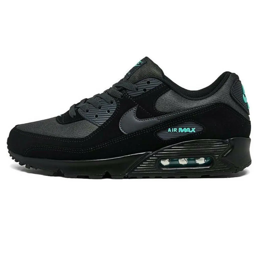 Nike shoes - Nike Air Max 90 - Air Max - Black, Maufacturer: Black/Anthracite/Aurora Green 3