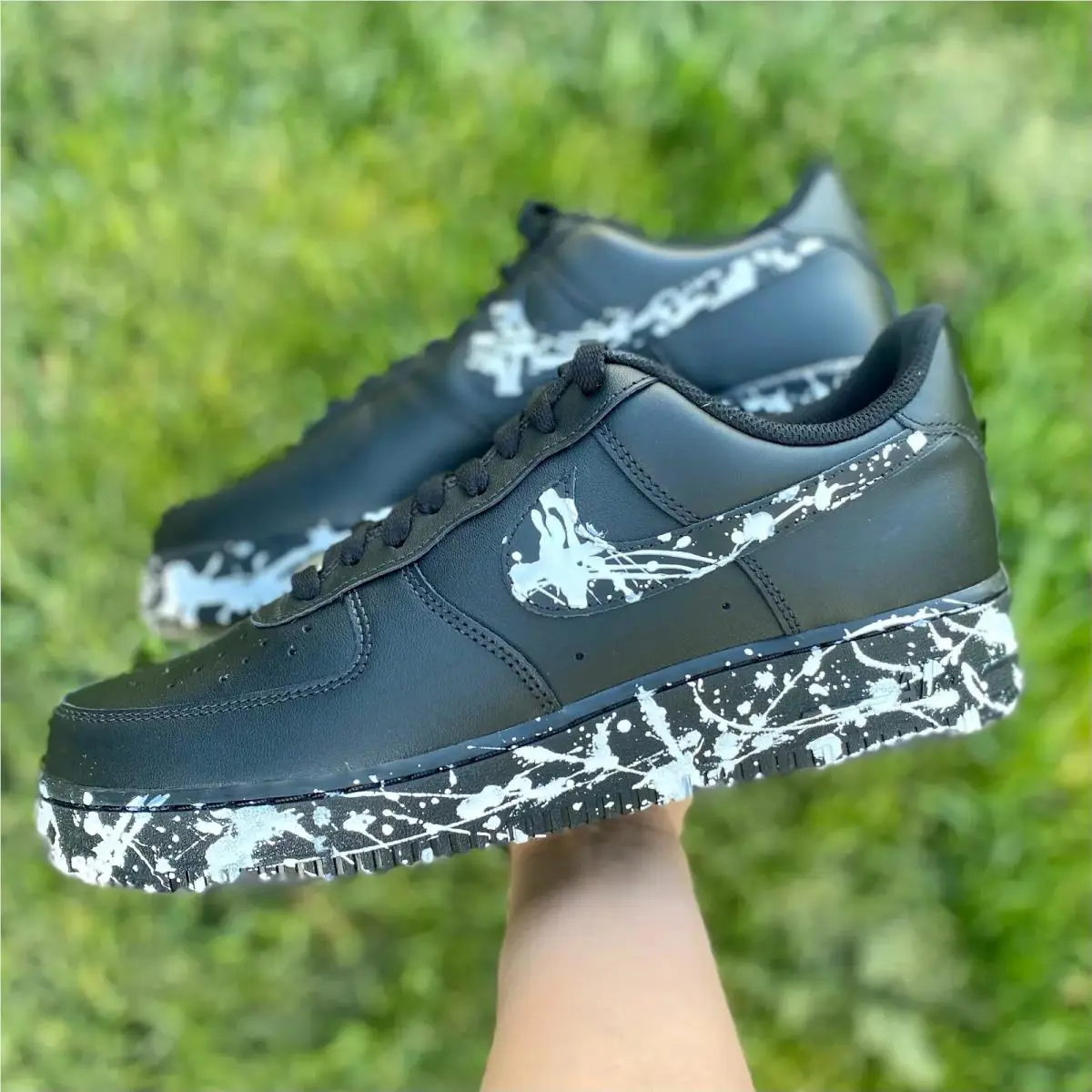 Nike shoes - Nike Air Force 1 - Air Force - Black 6