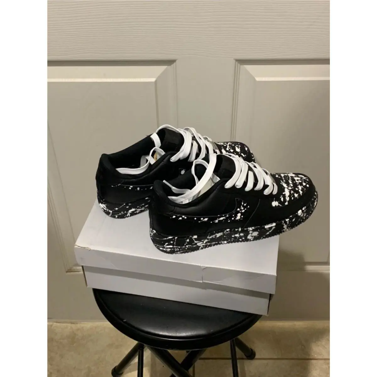 Nike shoes - Nike Air Force 1 - Air Force - Black 3