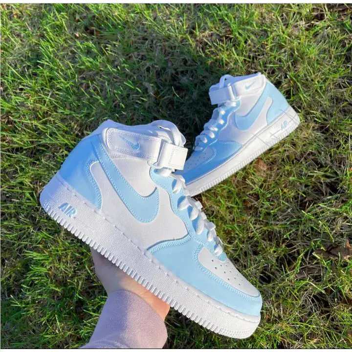 Nike shoes - Nike Air Force 1 - Air Force - DH2934-111 - White, Two Tone: Baby Blue 19