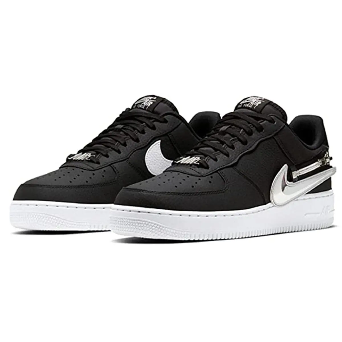 Nike shoes - Nike Air Force 1 `07 PRM - CW6558-001 - Black/White-Laser Crimson 7