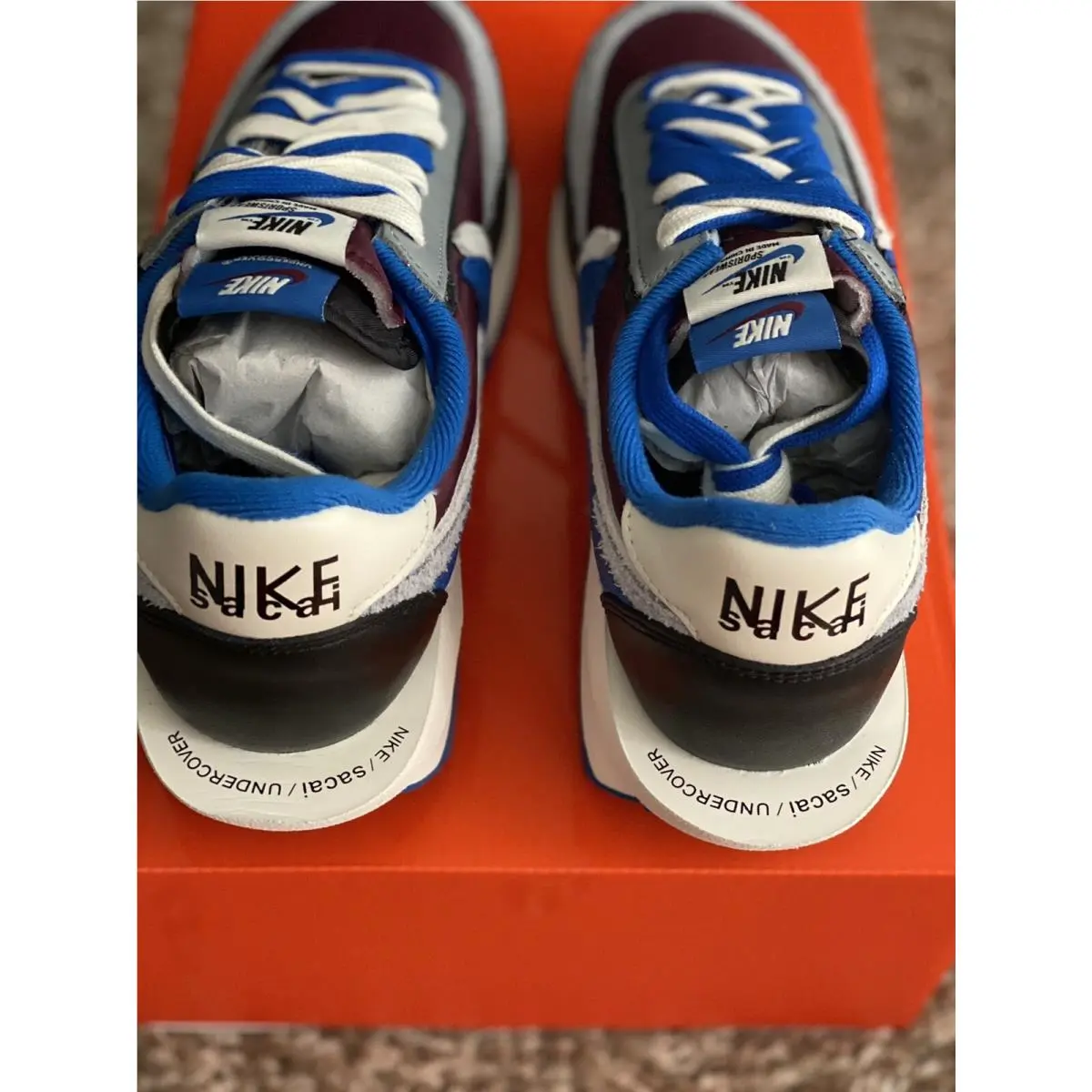 Nike shoes - Nike LDWaffle sacai - LDWaffle sacai - DJ4877-600 - Night Maroon / Team Royal 8
