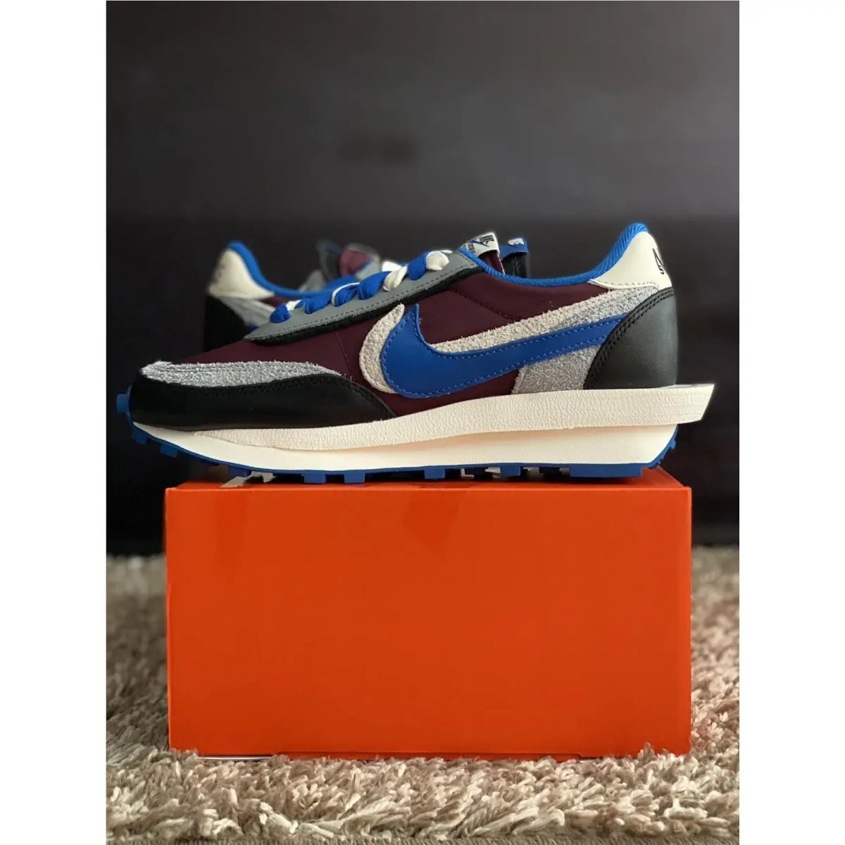 Nike shoes - Nike LDWaffle sacai - LDWaffle sacai - DJ4877-600 - Night Maroon / Team Royal 0