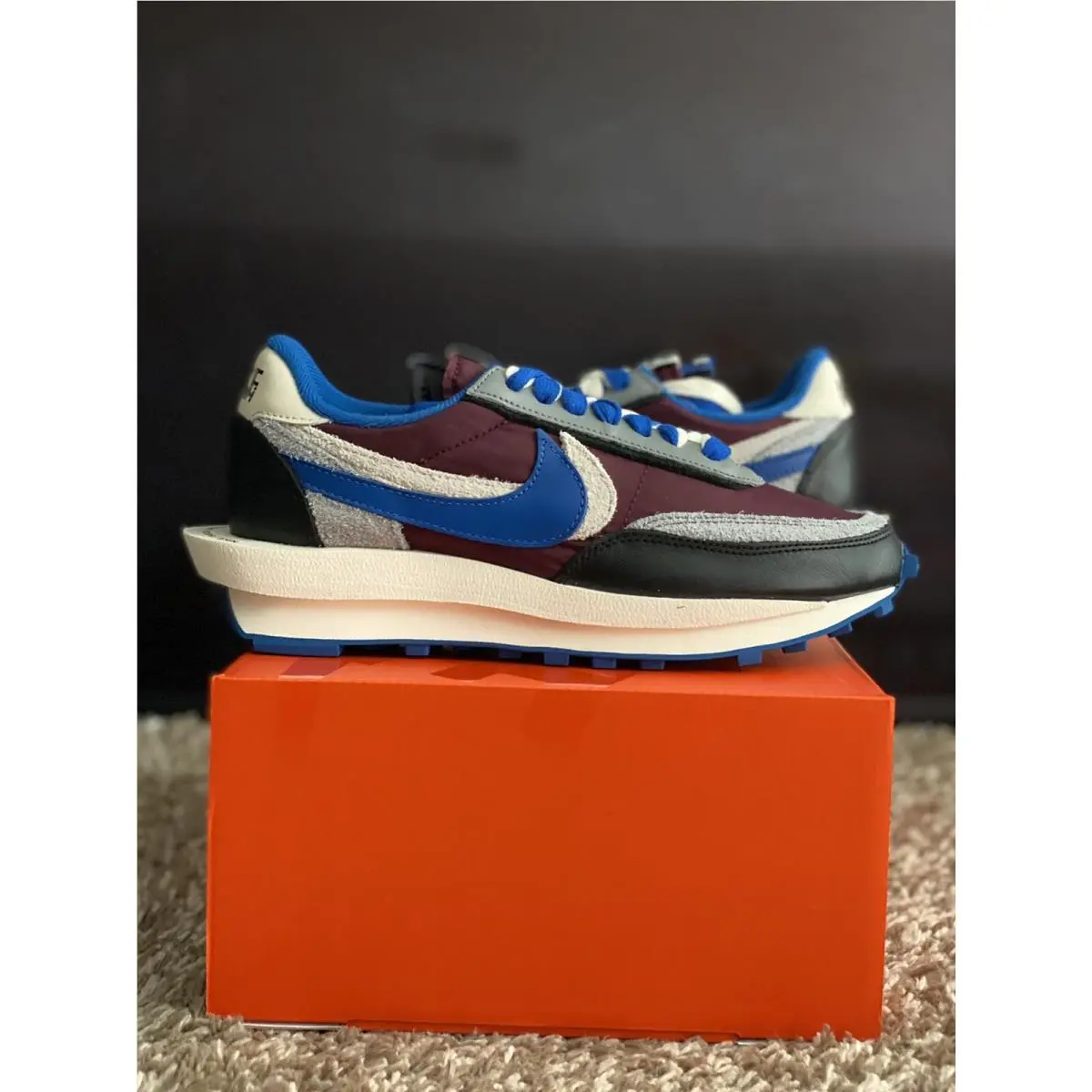 Nike shoes - Nike LDWaffle sacai - LDWaffle sacai - DJ4877-600 - Night Maroon / Team Royal 11