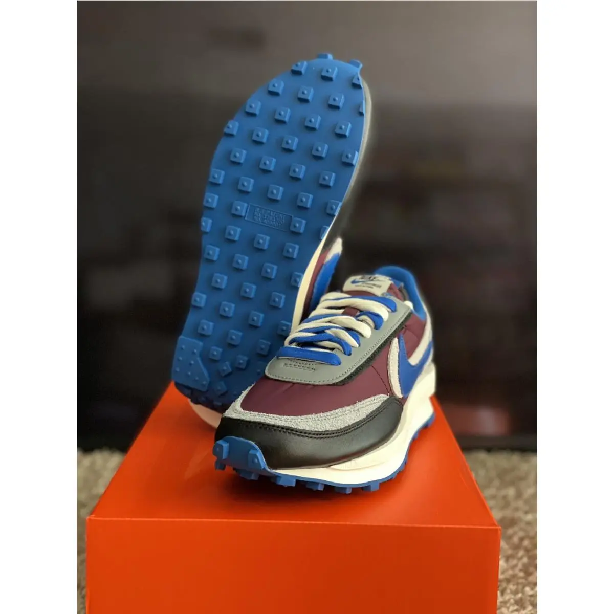 Nike shoes - Nike LDWaffle sacai - LDWaffle sacai - DJ4877-600 - Night Maroon / Team Royal 13