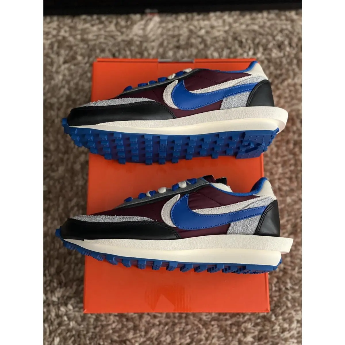 Nike shoes - Nike LDWaffle sacai - LDWaffle sacai - DJ4877-600 - Night Maroon / Team Royal 17