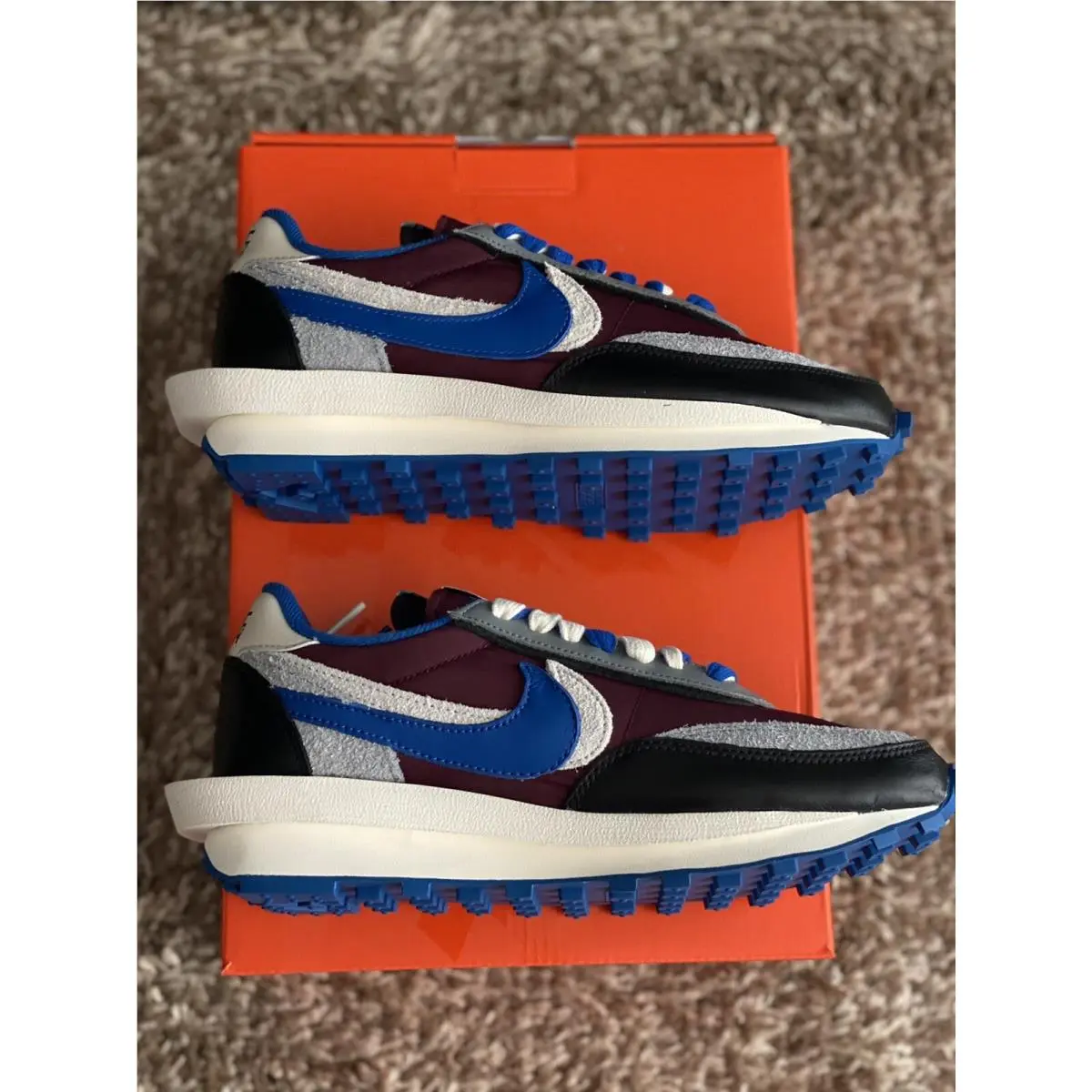 Nike shoes - Nike LDWaffle sacai - LDWaffle sacai - DJ4877-600 - Night Maroon / Team Royal 18