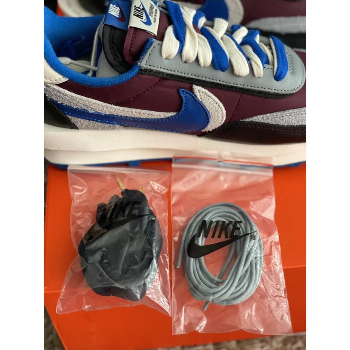 Nike shoes - Nike LDWaffle sacai - LDWaffle sacai - DJ4877-600 - Night Maroon / Team Royal 22