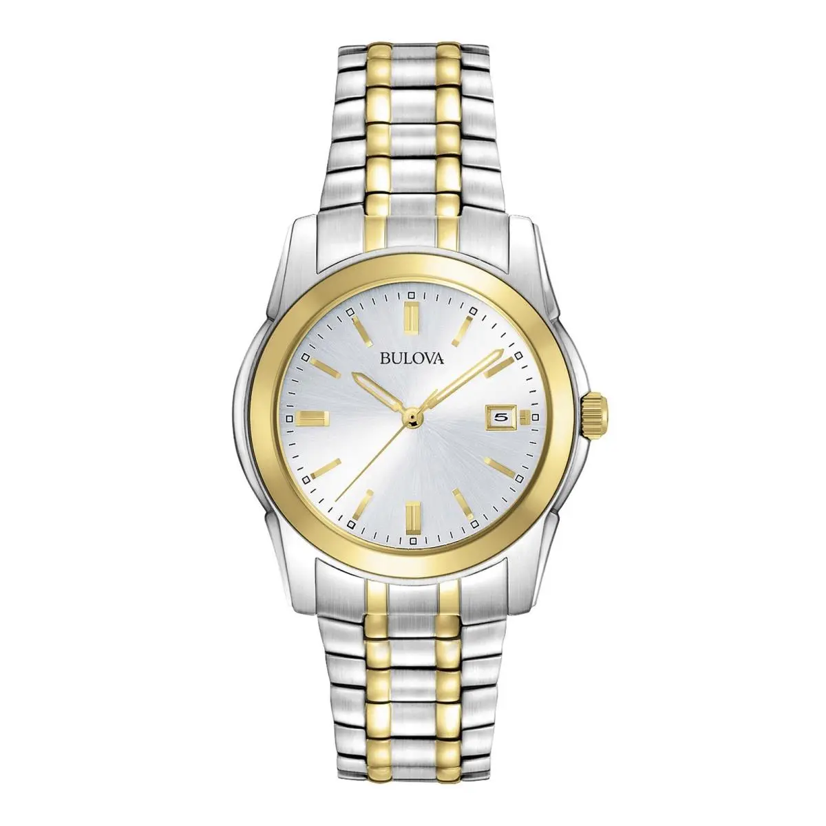 Bulova Mens Chronograph Two Tone Stainless Steel Bracelet Watch 98H37 - NO Color