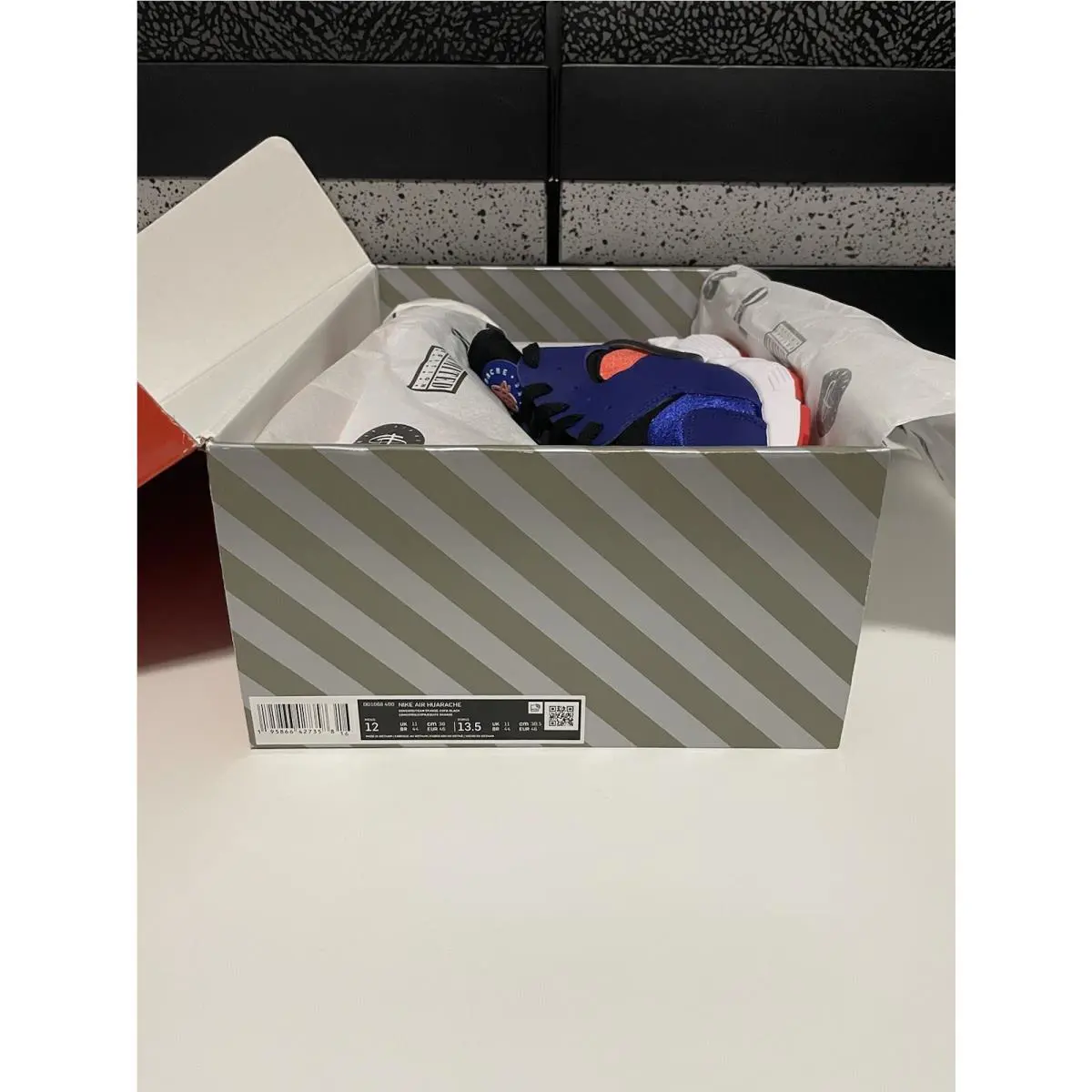 Nike shoes - Nike Air Huarache - Air Huarache - DD1068-400 - Concord/Team Orange-Copa-Black 5