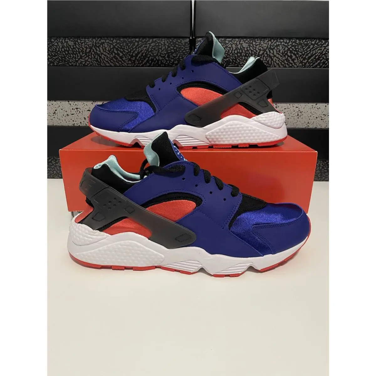 Nike shoes - Nike Air Huarache - Air Huarache - DD1068-400 - Concord/Team Orange-Copa-Black 6