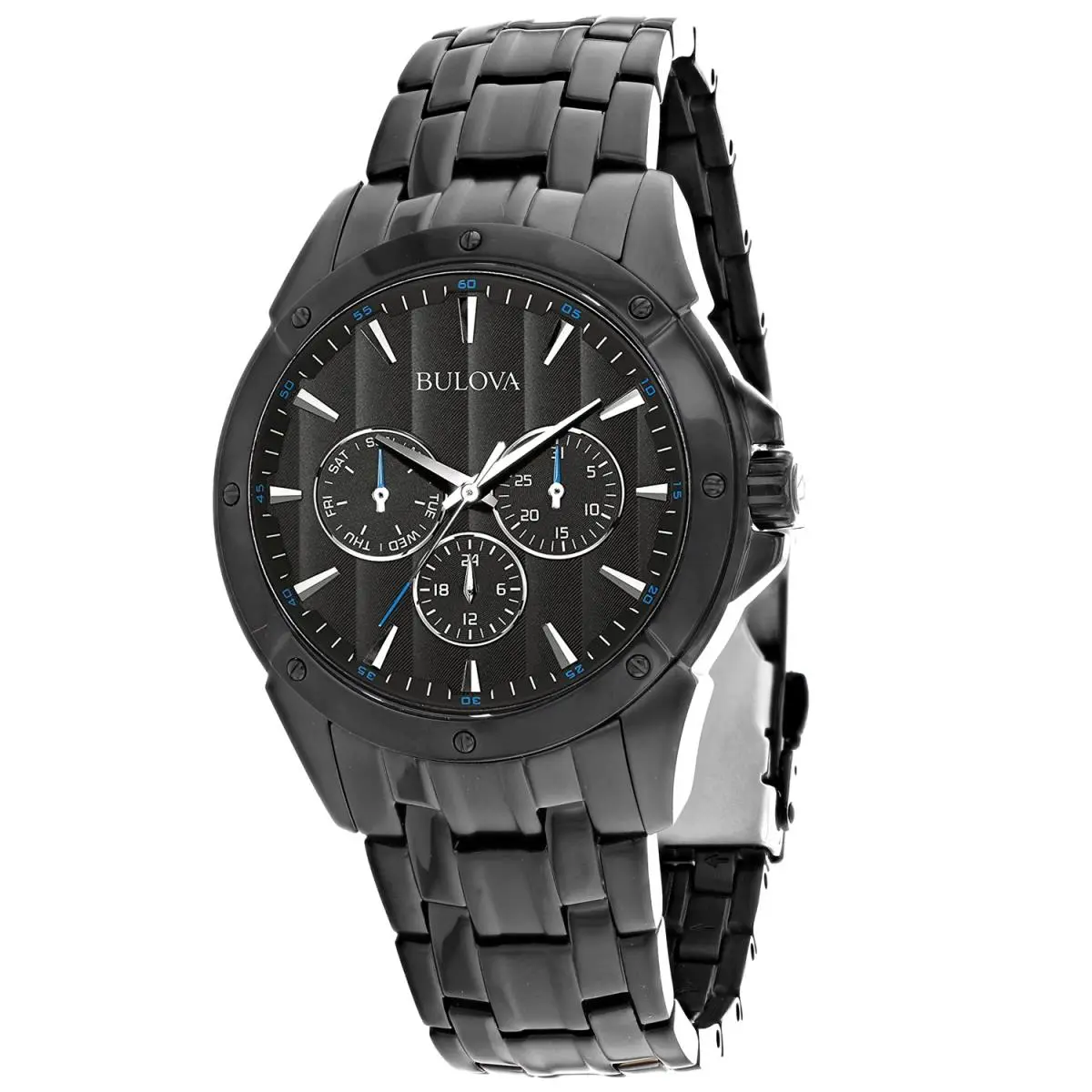 Bulova Men`s Classic Black Dial Watch - 98C121
