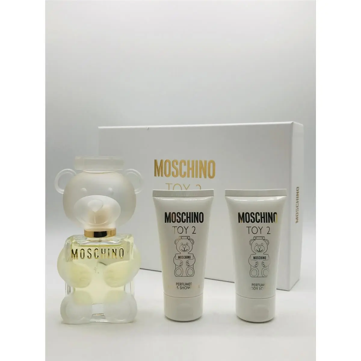Moschino Toy 2 3pc Set Women Parfum Spy 1.7 oz + Shower Gel + Body Lotion