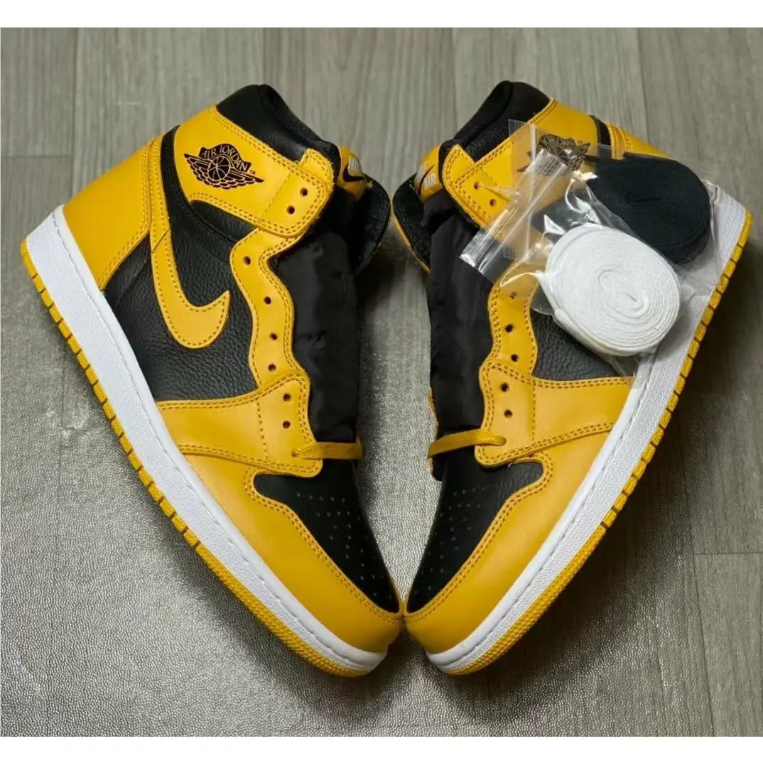 Nike shoes - Nike Air Jordan 1 - Air - 555088-701 - Yellow 0