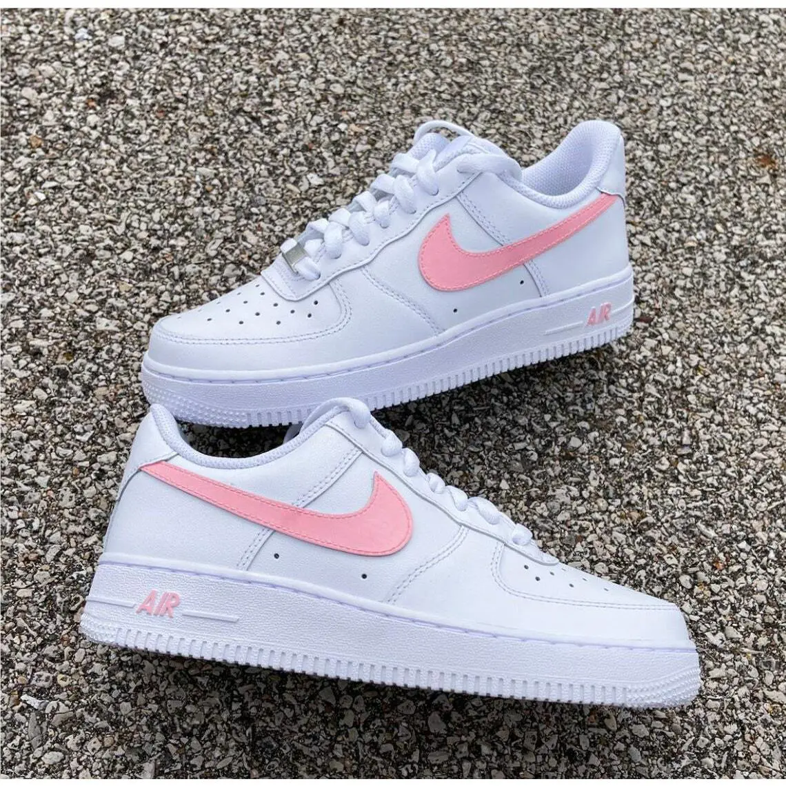 Nike shoes - Nike Air Force 1 - Air Force - DD8959-100 - White, Two Tone: Pink 3