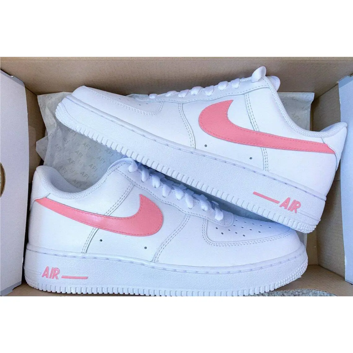 Nike shoes - Nike Air Force 1 - Air Force - DD8959-100 - White, Two Tone: Pink 18