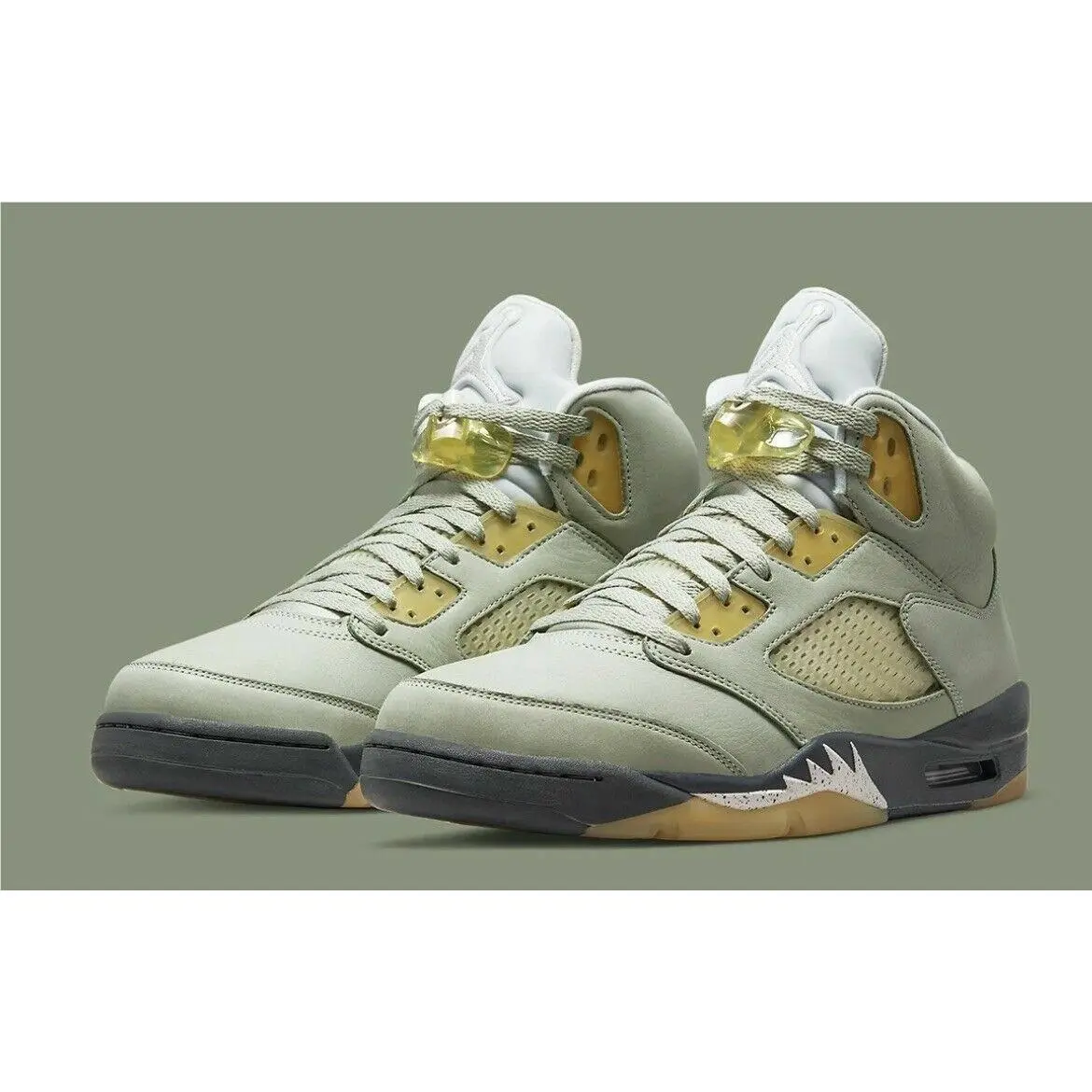 Air Jordan 5 Retro Men`s Size 10 Jade Horizon/desert Sand DC7501 300