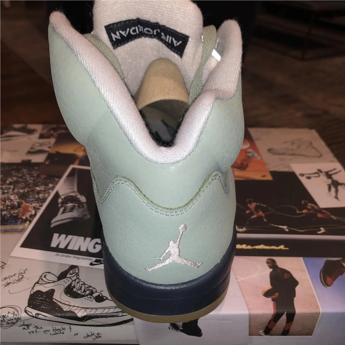 Nike shoes - Air Jordan 5 Retro - Air Retro - DC7501 300 - Green 2