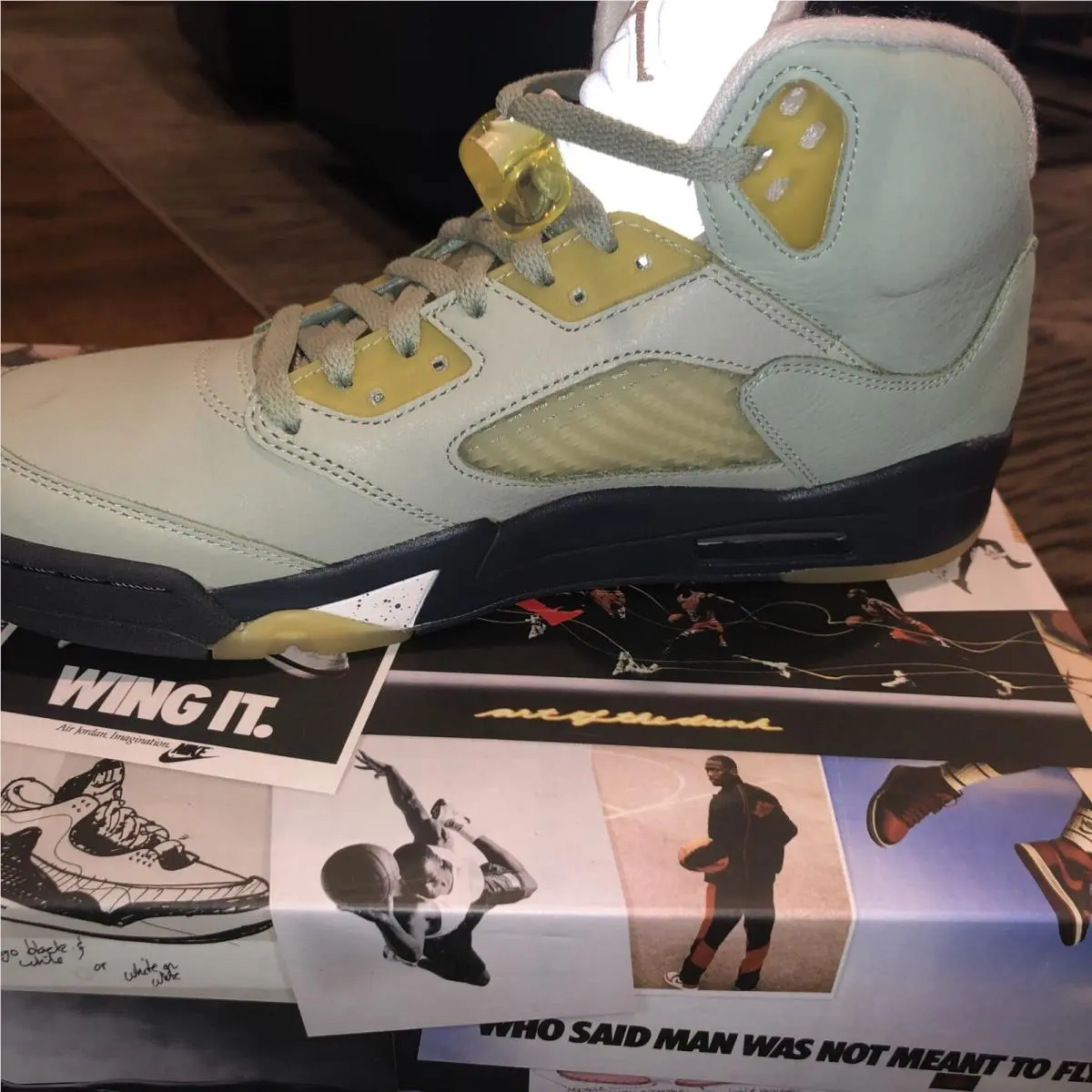 Nike shoes - Air Jordan 5 Retro - Air Retro - DC7501 300 - Green 3