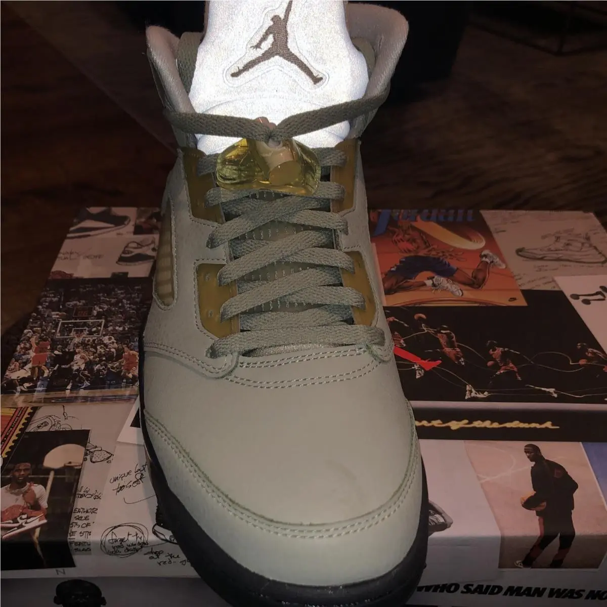Nike shoes - Air Jordan 5 Retro - Air Retro - DC7501 300 - Green 5